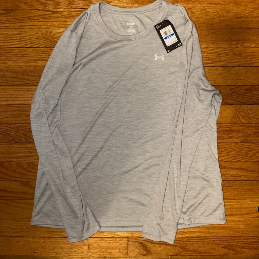Under Armour Heather Gray Performance Top
